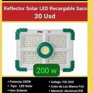 Lámpara recargable de 200w garantía 15 días damos factura - Img 54971202