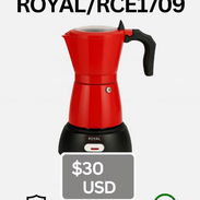CAFETERA ELÉCTRICA ROYAL ROJA/RCE1709 - Img 54392019