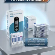 Glucometros 100 tiras y sus agujas kit completo - Img 57771477