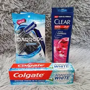 Combo para los padres Combo de aseo 3300 Shampoo Clear 2 en 1 de hombre  Pasta dental Colgate  Set de 5 máquinas de afei - Img 55636826