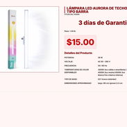 Lámpara LED Aurora con capacidad de servicio total hoy mismo pro hoy VPT#-0164 - Img 55435889