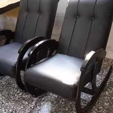 Pareja de sillones de Suiza y sillones tapizados - 6/6