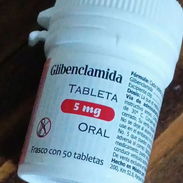 Venta de Glibenclamida. Frasco con 50 tabletas de 5 mg en 1500 pesos - Img 55089408