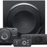 Prácticamente New série de 1000w 350usd Sistema de altavoces de sonido envolvente Z906 de Logitech, Negro talla única co - Img 49333307