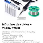 Máquina de soldar - YIHUA 926 III. Estación de soldadura con manos de ayuda y accesorios - Img 53473303
