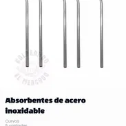 ABSORBENTES DE ACERO INOXIDABLE – Curvos y Rectos, 6mm – Juegos de 5 Unidades – 500 CUP c/u - Img 54621694
