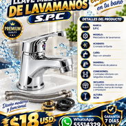 LLAVE MEZCLADORA DE LAVAMANOS S.P.C, ENTREGA DE FACTURA PARA SU GARANTÍA. VARIEDAD DE ARTÍCULOS DE FERRETERÍA NUEVOS - Img 57619730