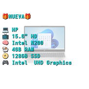 LAPTOP 🎁NUEVA🎁📦CAJA, HP (15-fd0081wm), 15.6" HD, Intel N200, 4GB RAM, 128GB SSD, 10Horas - Img 56714281