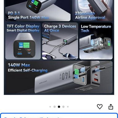 💎Power Bank Profesional Gama Alta para Laptop, Tablet, Celulares💎 - Img 93073274
