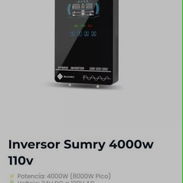 Inversor híbrido Sumry 4000w 110v 540 USD - Img 56487363
