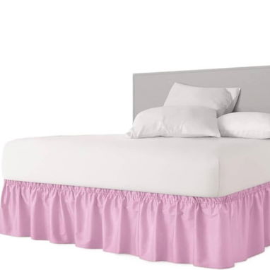 🚨Faldas para cama FULL/Queen 😉 Marca : Ceasar Palace 🌈Colores 🌈 ❤️Rojo oscuro 🩷Rosa 🩶Gris 💙Azul oscuro - Img 121430204