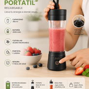 🥤 Licuadora Portátil Recargable 380 ml - Img 56526935
