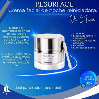 Crema de Noche RESURFACE 50ml✨ Retinol y Vitamina C ✨Reduce arrugas y lineas de expresión ✨ - 2/2