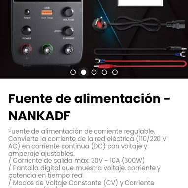 Fuente de alimentación - NANKADF. Corriente de salida máx: 30V - 10A (300W) - Img 115938009