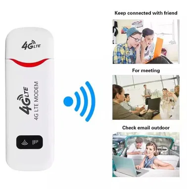 -*-*-*-*- _ LTE 4G - Módem USB Hotspot, router  300 Mbps _ con ranura para tarjeta SIM,  _ 59361697 - Img 92582734