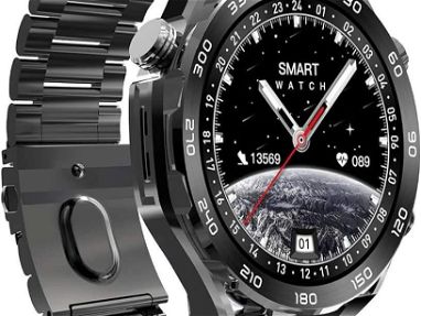 Reloj inteligente originales HD Watch ULTIMATE con 3 manillas intercambiables - Img 67677947