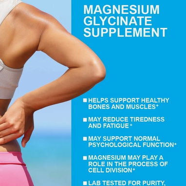 GLICINATO DE MAGNESIO - 180 CAPSULAS DE 400MG CADA UNA - Img 120496634