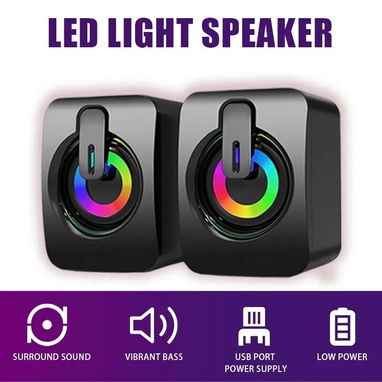 Bocinas RGB para computadora o laptop - Img 105867894