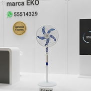 Ventilador Pedestal 16" Nuevo en caja, 6 meses de garantía. Propiedad, Factura y Slip de compra - Img 52596157