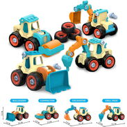 🛍️ Camiones Juguete Niños Juguete Didactico ✅ Juguete Didactico Armar Juegos Niños Juguete Lego - Img 44821351