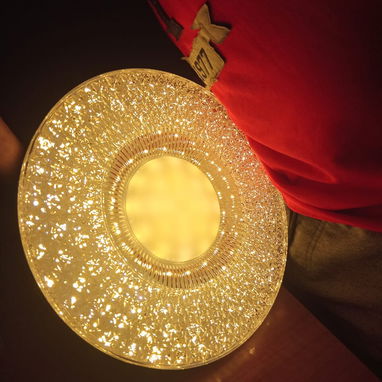 LÁMPARA LED REDONDA DE CRISTAL - 2/4