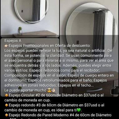 Espejos a la venta con un diseños auténtico y moderno. - 2/10