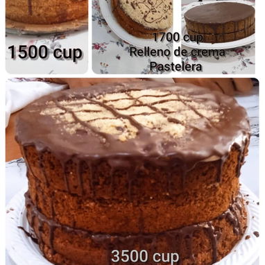 Panetelas con crema pastelera de relleno  y cobertura de chocolate - Img 121346862