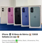 iPhone 16 128GB - Nuevo/Sellado - Libre - Pantalla 6.1" 60Hz - Chip A16 - Dual Cámara 12MP - iOS 18 - 5G - Img 49214201