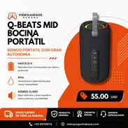 Bocina Bluetooth Portátil Q-Beats Mid disponible en La Habana | Speaker inalámbrico con hasta 12h de batería - Img 55132443