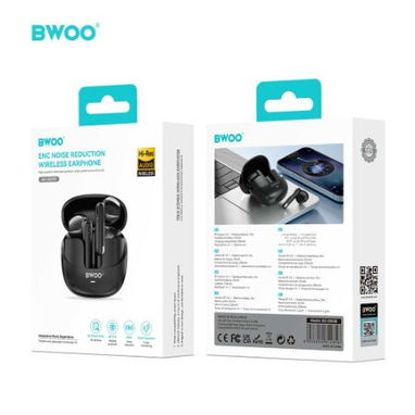 Audífonos / Auriculares TWS Semiin‑ear BW-98, True Stereo, Bluetooth 5.3, Deportivos e Impermeables- BWOO - Img 114992657