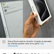 Iphone 15 Pro Max Sellado de 1Tb Version ESIM - Img 45624518