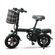 Bicicleta eléctrica plegable con asiento trasero . Precio: US$550.00 - Img 58201264