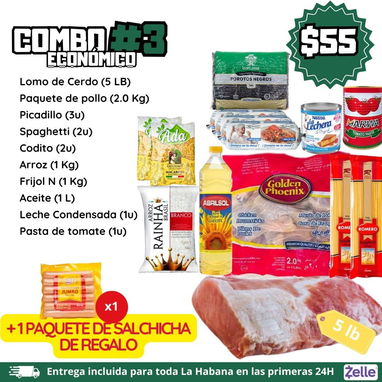 combos Habana Puedes pagar ✔ CUP al toque ✔ Efectivo ✔ Transferencia ✔ Euro ✔ USD ✔ Bizum PayPal Zelle - 3/10
