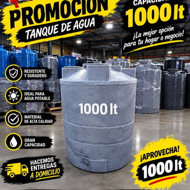 Tanques plásticos para agua de todas las capacidades 📞 50248593 - 6/10
