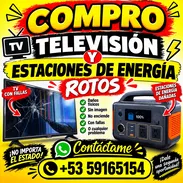 ⚡Compro Televisores y Estaciones de Energía con defectos y rotos para piezas. ⚡Pago según su Problema y defecto que teng - Img 58095880