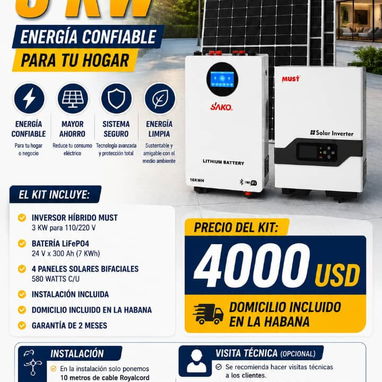 Kit solar 3 kw - Img 124202812