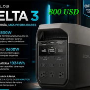 *Ecoflow DELTA 3 de 1024wh (3600w)*  - Precio 800USD  - Garantía 7 días - Img 55742125
