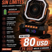 Ventilador de 40000 mah a 80 usd más de 12 unidades en 75 usd - Img 57002566