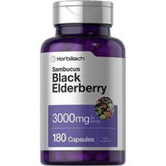 Black Eldelberry 3000 mg. 180 capsulas. - Img 57020067