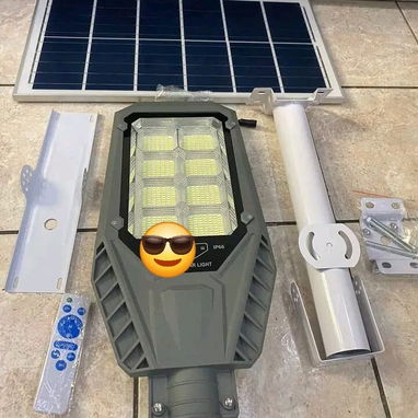 Lámpara Solar Rolinger 800W: potente, económica y no depende de la red eléctrica. Solo necesitas el sol y listo. ☀️  ✅ T - 3/3