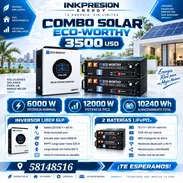 INVERSOR LIBER 6K + 2 BATERÍAS ECO-WORTHY LIFEP04 - Img 58045305