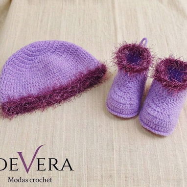 Conjunto zapaticos y gorro - 2/3