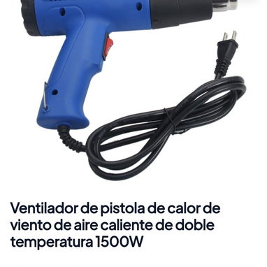 Pistola de aire caliente de doble temperatura 1500w (ventilador) - 2/2