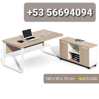 Escritorio de oficina / Buró de oficina / Mesa de trabajo / Mueble / Despacho / Equipamiento de oficina / Mobiliario - 2/5
