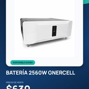 Batería extra para Estación de energía Gnercell 2560w. - Img 57703719