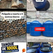 Cabillas de media, tubos de hierro y tanques originales para agua con entrega inmediata en la Habana completa y factura - Img 57759676
