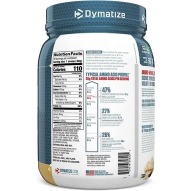 WHEY PROTEIN ELITE DYMATIZE 2LBS - 6/10