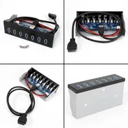 Panel frontal USB 3.0 de 7 puertos para PC - Img 58285663