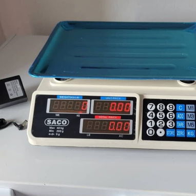 ⚖️ PESA DIGITAL SACO 40KG -  💵 PRECIO Especial: 💰: $70 USD   📦 Estado: Nueva de paquete (0km), sellada en su caja. Ca - 3/7