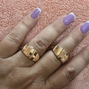 Anillos de oro laminado de 18 k, calidad garantizada - Img 54954992